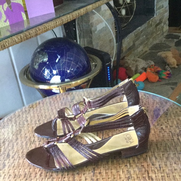 Joan David Moc Croc Sandal - Picture 2 of 4